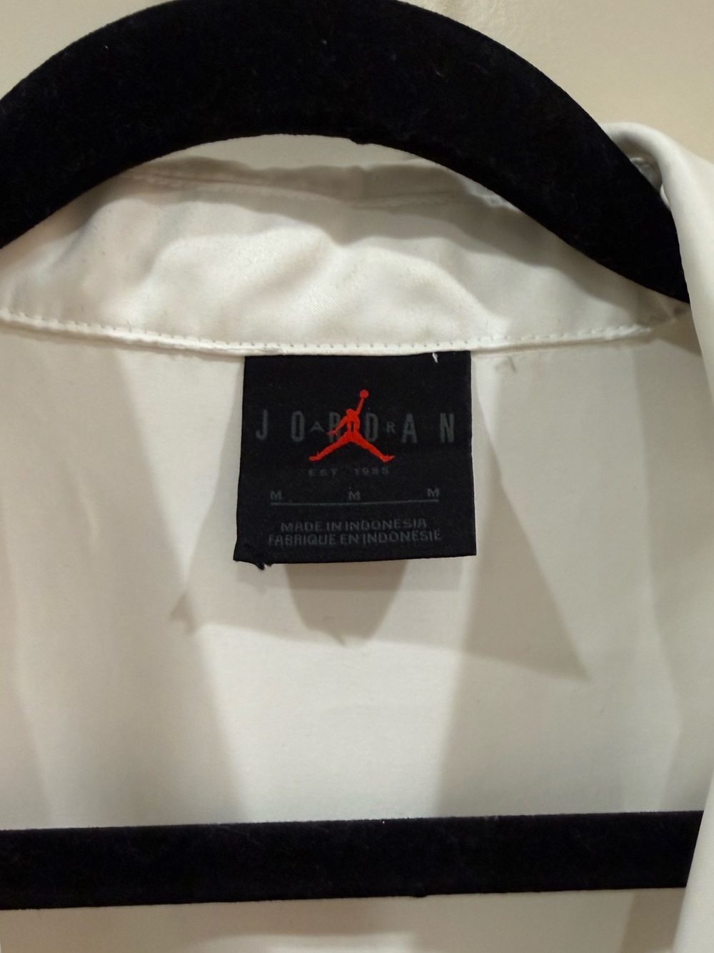 Jordan White Jumpsuit with Gray Accents - Picture 5 of 5